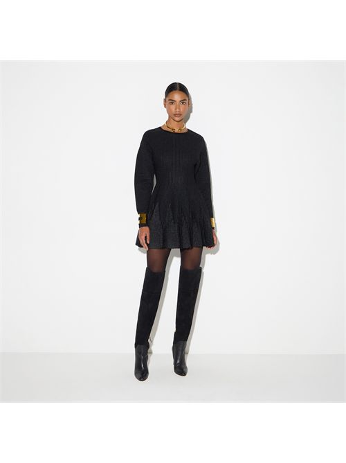 Abito in maglia con ruches ELISABETTA FRANCHI | AM12S66E2/110